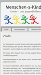 Mobile Screenshot of menschen-s-kinder.org